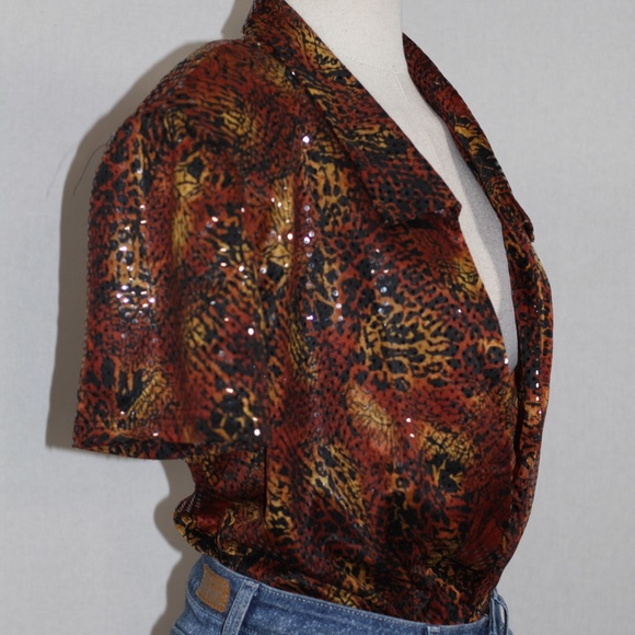 Miss Dorby Snakeskin Blouse - Picture 8 of 14